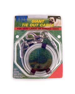 Titan Giant Cable Tie-Out for Very Large/Strong Dogs 15 Foot