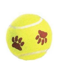 Spot Mint Flavor Paw Print Tennis Ball Dog Toy 2 Pack