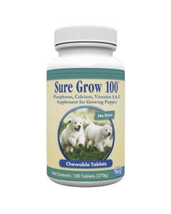 PetAg Sure Grow 100 Chewable Tablets 100ct