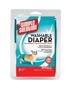 Simple Solution Washable Diapers for Dogs Small 8-15 lbs.