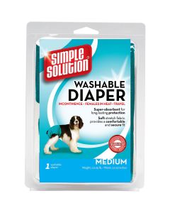 Simple Solution Washable Diapers for Dogs Medium 15-35 lbs.