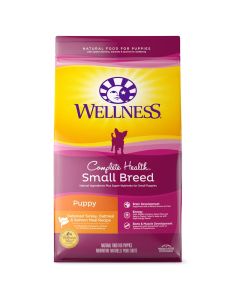 Wellness Complete Health Small Breed Puppy Deboned Turkey, Oatmeal & Salmon Meal Recipe