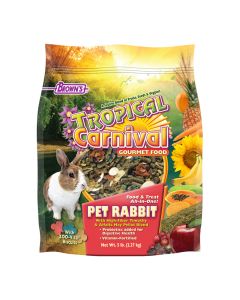 FM Brown's Tropical Carnival Rabbit Food 5 lbs.