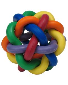 Multipet Nobbly Wobbly II Rubber Ball 4"