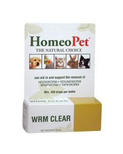 HomeoPet Wrm Clear 15 ml.