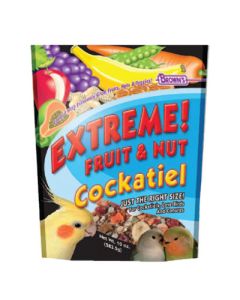 FM Brown's Extreme! Fruit & Nut Cockatiel Treat 10 oz. Bag