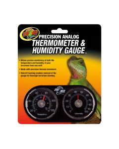 Zoo Med Precision Analog Thermometer & Humidity Gauge