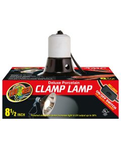 Zoo Med Deluxe Porcelain Clamp Lamp 8.5 in