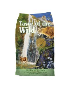 Taste of the Wild Rocky Mountain Feline Recipe with Roasted Venison & Smoked Salmon Cat Food 5 lbs