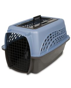 Petmate 2-Door Kennel Ash Blue/Coffee 24"