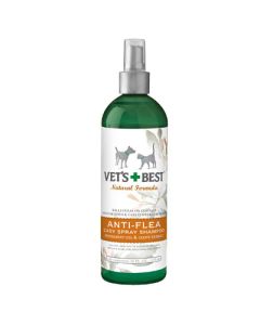 Vet's + Best Anti-Flea Easy Spray Shampoo 16 oz.