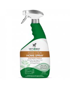 Vet's + Best Flea & Tick Home Spray All Natural 32 oz.