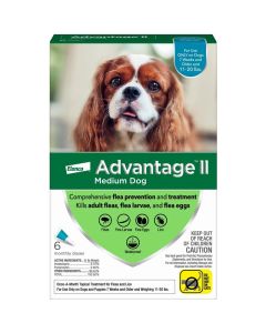Advantage II Topical Flea Treatment For Dogs 11 - 20 lbs. 6 Pack