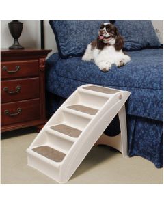 Solvit Products PupSTEP Plus Stairs, Tan Only 24 inch L x 16 inch W x 19.5 inch H