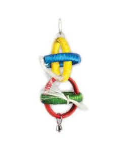 Prevue Pet Tropical Teaser Sisal Hoops Bird Toy