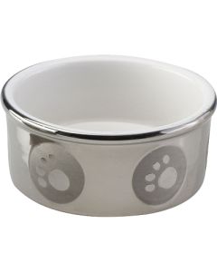 Spot Pawprint Titanium Dog Dish 5"