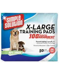 Simple Solution X-Large Training Pads 50 ct. 28"X30"