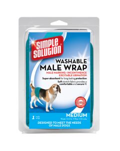 Simple Solution Washable Male Wrap Medium (8-35 lbs.)