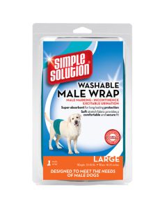 Simple Solution Washable Male Wrap Large (35-90 lbs.)