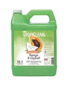 TropiClean Papaya & Coconut Luxury 2-in-1 1 gal.