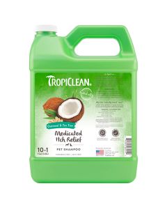 TropiClean Oatmeal & Tea Tree Pet Shampoo 1 gal.
