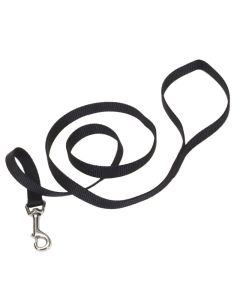 Coastal Single-Ply Dog Leash Black 5/8" x 6'