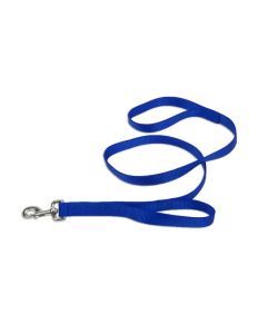 Coastal Loops 2 Blue Double Handle Dog Leash 1" x 4'