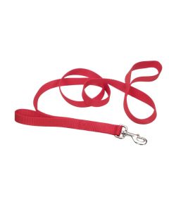 Coastal Loops 2 Red Double Handle Dog Leash 1" X 4'