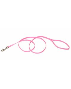 Coastal Single-Ply Dog Leash Bright Pink 3/8" x 6'