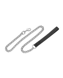 Titan Chain Leash with Nylon Handle 3 mm Black