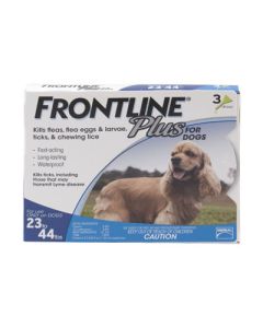 Frontline Plus Dog 23-44 3 Pack