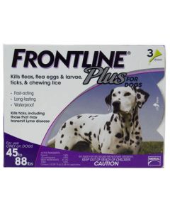 Frontline Plus Dog 45-88# 3 Pack