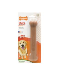 Nylabone Dura Chew Dog Bone Bacon 7.25" Giant