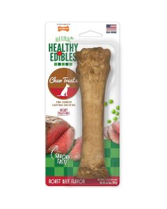 Roast Beef with Vitamins Nylabone Healthy Edibles Flavored Bone 8" Souper