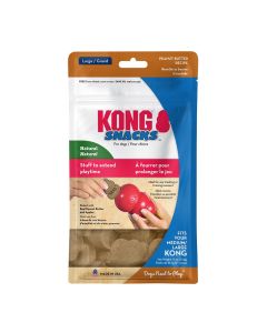 KONG Snacks Peanut Butter Recipe Dog Treats Large 11 oz.