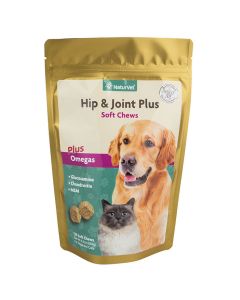 NaturVet Hip & Joint Plus Soft Chew Bag 120 ct.