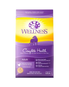 Wellness Complete Health Adult Deboned Chicken & Oatmeal Recipe Dry Dog Food 5 lbs.