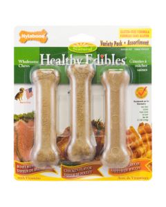 Nylabone Healthy Edibles  Roast Beef, Chicken and Bacon 4.5 inch