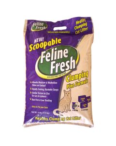 Feline Fresh Scoopable Clumping Pine Formula Cat Litter 17 lbs.