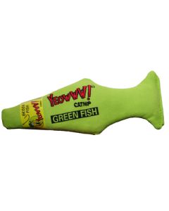 Yeowww! Green Fish Catnip Toy