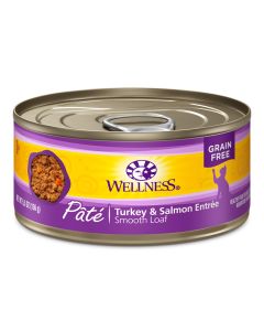 Wellness Complete Health Pate Turkey & Salmon Recipe Canned Cat Food 5.5 oz.
