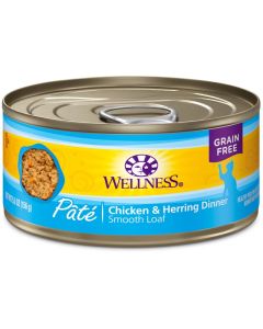 Wellness Complete Health Pate Chicken & Herring Dinner Canned Cat Food 5.5 oz.