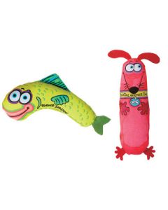 Petmate Fat Cat Kitty Hoots AppeTEasers Catnip Cat Toys 2 pk.