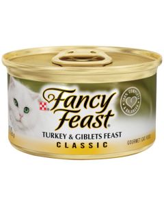 Fancy Feast Gourmet Turkey & Giblets Cat Food 3 oz.