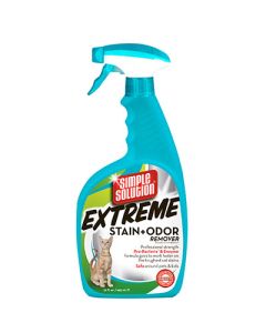 Simple Solution EXTREME Stain and Odor Remover for Cats 32 oz. Spray