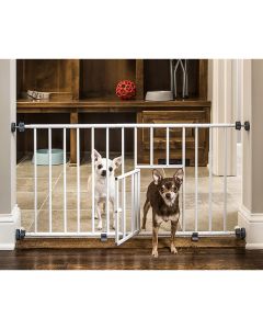 Carlson Pet Products Mini Gate with Pet Door