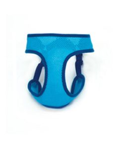 Coastal Tone-on-Tone Comfort Soft Nylon Harness Blue XXSmall, 14"-16"