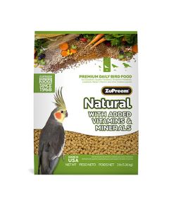 ZuPreem AvianMaintenance Natural Diet 2.5 lb Cockatiels