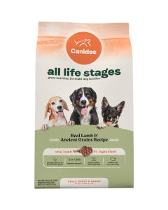 CANIDAE All Life Stages Real Lamb & Ancient Grains Recipe Dry Dog Food 27 lbs.