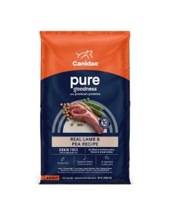 CANIDAE Grain Free Pure Real Lamb & Pea Recipe Dog Food 4 lbs.